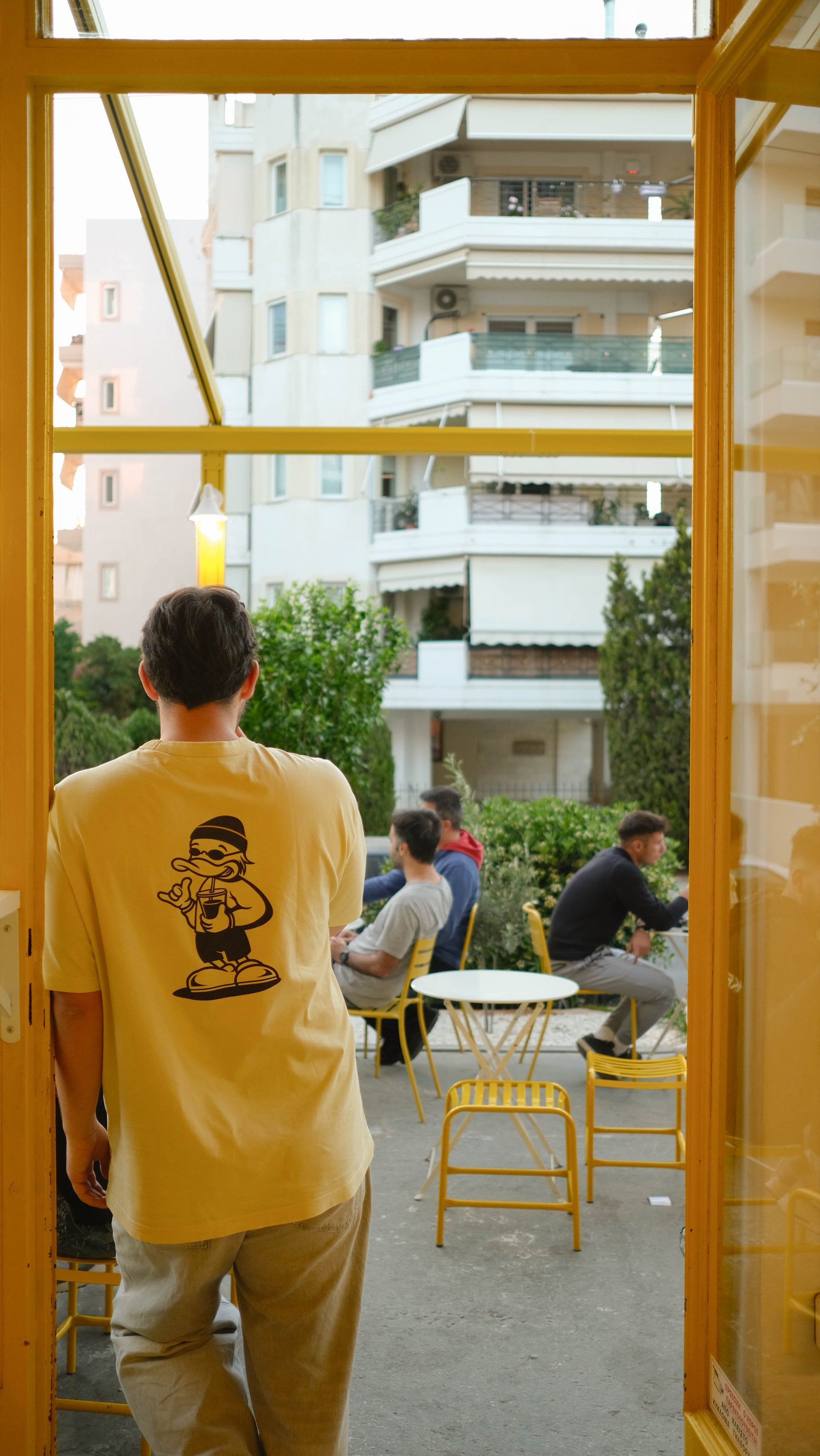 Yellow Logo Perma T-Shirt